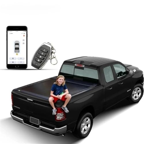 OLCYBDFC Aluminium Harte Einziehbare Pickup LKW Bett Abdeckung Elektrische Tonneau Abdeckung Kompatibel for Dodge Ram 1500 von OLCYBDFC