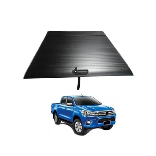 OLCYBDFC Benutzerdefinierte manuelle einziehbare Aluminium-Roll-Up-Fassabdeckung for den Kofferraum, kompatibel mit Pickup Truck(Manual Lock) von OLCYBDFC