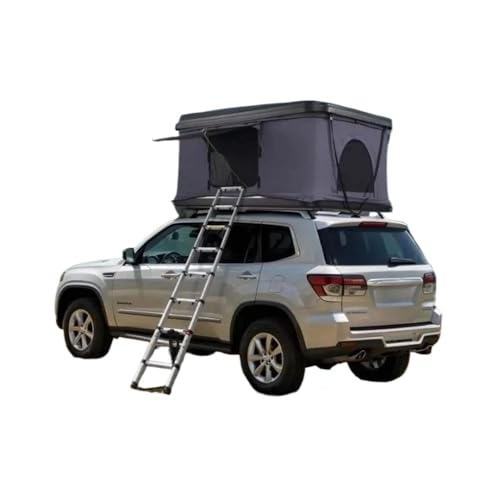 OLCYBDFC Dachzelt, Hartschalendach mit Teleskopleiter, Dicke Matratze, schützt vor Staub und Wasser, Winddicht, kompatibel mit Jeep, SUV, Van, Pickup(LY-YS6161) von OLCYBDFC