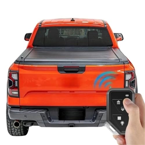 OLCYBDFC Einziehbare Aluminium-Ladeflächenabdeckung for Offroad-Pickup-Trucks, kompatibel mit Ford F-150 Raptor von OLCYBDFC