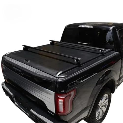OLCYBDFC Einziehbare Harte Pickup-Ladeflächenabdeckung mit Rolldeckel for RAM 1500, Schwarz, 4X4, Pickup-Truck, Autos, Harte Ausführung von OLCYBDFC