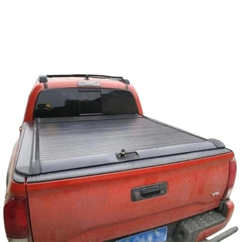 OLCYBDFC Einziehbare Pickup Truck Bed Hard Tonneau Cover Roller Lid Tonneau Aluminium Kompatibel for Toyota 23 Tacoma Tonneu Cover Hard(Manual Lock) von OLCYBDFC