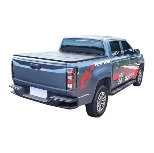 OLCYBDFC Harte, dreifach Faltbare Ladeflächenabdeckung, kompatibel mit JMC Pickup(Manual Lock) von OLCYBDFC