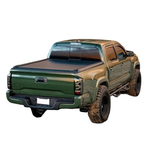 OLCYBDFC Harte dreifach gefaltete Aluminium-Ladeflächenabdeckung for 4x4-Pickups, kompatibel mit Toyota Hilux, Ford Tacoma Tundra, kompatibel mit GMC OLCYBDFC Harte dreifach gefaltete Aluminium-Ladeflächenabdeckung for 4x4-Pickups, kompatibel mit Toyota Hilux, Ford Tacoma Tundra, kompatibel mit GMC von OLCYBDFC