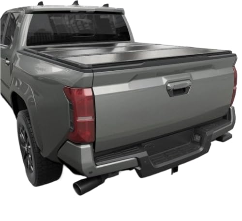 OLCYBDFC Hartschalen-Ladeflächenabdeckung, faltbar, passend for Toyota Tacoma 2016, 2017, 2018, 2019, 2020, 2021, 2022, 2023, 2024, 2025, ohne Original-Schienensystem, 1,87 m (6' 2"") Ladefläche (73,7 von OLCYBDFC