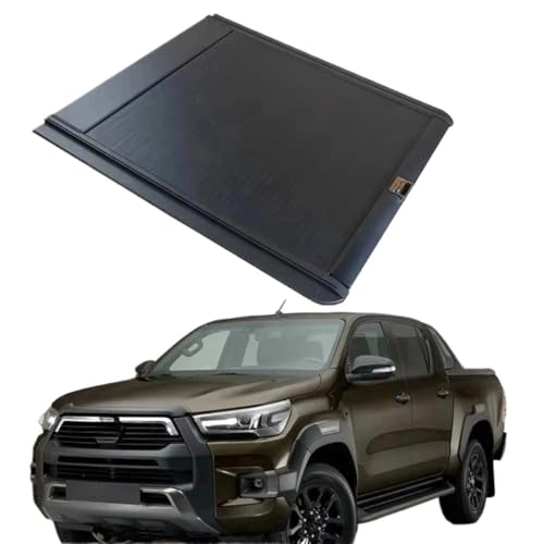 OLCYBDFC Herstellung einziehbarer Tonneau-Abdeckung Pickup Truck Bed Cover Roller Deckel Chinesisch kompatibel for Hilux(Manual Lock) von OLCYBDFC
