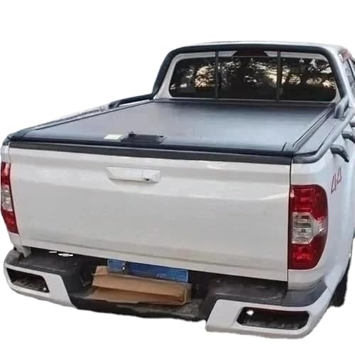 OLCYBDFC Kompatibel mit MAXUS T60 T70. Kompatibel mit T90. Verhindert Staub und Wasser. Harte Aluminium-Ladeflächenabdeckung for Pickup-Trucks, einziehbar, manueller Rolldeckel.(Manual Lock) von OLCYBDFC
