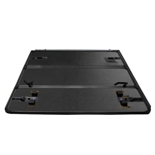 OLCYBDFC Pickup, dreifach Faltbare Aluminium-Laderaumabdeckung, kompatibel mit Hilux, Harte Laderaumabdeckung, rollbare Laderaumabdeckung, kompatibel mit Ranger, kompatibel mit Ford Maverick F150 von OLCYBDFC