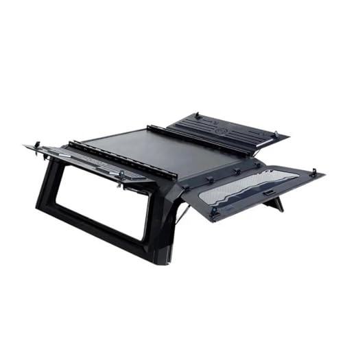 OLCYBDFC Pickup-Laderaumabdeckung, Aluminium, flaches Material, 4x4, for Aufschieben, Camper-Truck-Topper, Baldachin, kompatibel mit Jeep Gladiator Hardtop von OLCYBDFC
