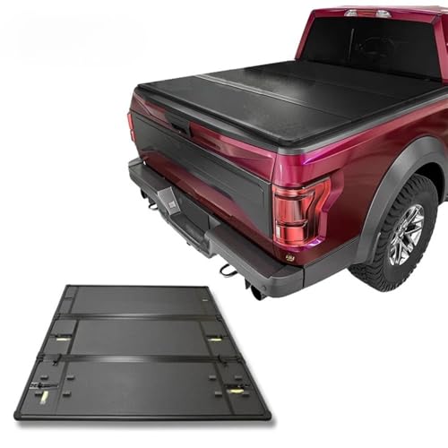 OLCYBDFC Pickup Truck Zubehör Dreifach gefaltet Verhindern Staub und Wasser Tonneau Cover Pickup Truck Teile F150 5,5 Bett Kompatibel for Ford von OLCYBDFC