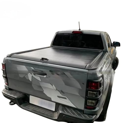 OLCYBDFC Rolldeckel for Pick-up-Trucks, Harte Bettabdeckung, Tonneau-Rollladenabdeckung, Aluminiumlegierung, kompatibel mit Ranger F150 F250 OLCYBDFC Rolldeckel for Pick-up-Trucks, Harte Bettabdeckung, Tonneau-Rollladenabdeckung, Aluminiumlegierung, kompatibel mit Ranger F150 F250 von OLCYBDFC