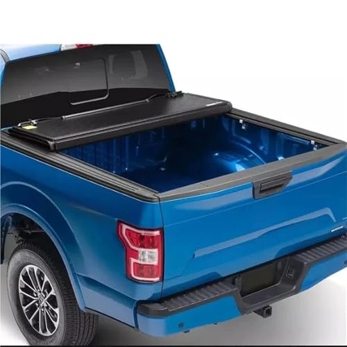 OLCYBDFC Tonneau-Abdeckung, kompatibel mit Ranger F150, kompatibel mit RAM Tundra Pickup Truck, hintere Abdeckung, Flache Oberseite, hohe Aluminium-Kofferraumabdeckung von OLCYBDFC