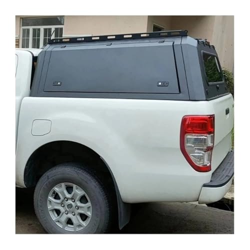 OLCYBDFC Tri-ton Stahlbett 4X4 Baldachin Schwarz Pickup Auto Ranger/T6 T7 T8 Hardtop Trucks Hardtop Topper Baldachin Pickup Truck von OLCYBDFC
