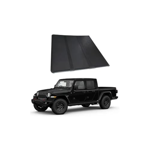 OLCYBDFC Weiche, dreifach gefaltete Ladeflächenabdeckung for Pickup-Trucks, kompatibel mit Jeep Gladiator von OLCYBDFC