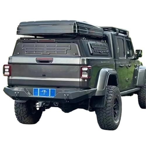 OLCYBDFC Windows Steel Dual Cab Hardtop Verhindern Staub Und Wasser 4X4 Hard Tonneau Pickup Truck Bed Canopy Cover Kompatibel for Jeep Gladiator Accesorios Coche von OLCYBDFC