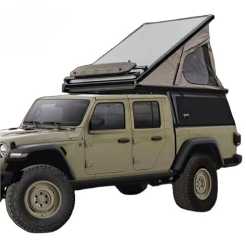 OLCYBDFC for Pickup Truck-Ladeflächenkappen Camper Shell 4X4 Stahl Leichtgewicht Verhindert Staub und Wasser Hardtop Tonneau Topper Ladeflächenabdeckung Kompatibel mit Jeep Gladiator OLCYBDFC for Pickup Truck-Ladeflächenkappen Camper Shell 4X4 Stahl Leichtgewicht Verhindert Staub und Wasser Hardtop Tonneau Topper Ladeflächenabdeckung Kompatibel mit Jeep Gladiator von OLCYBDFC