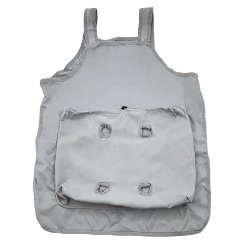 Haustier-Trageschürze mit Löchern, freihändige Schulter, Katzen-Umarmungsanzug mit verstellbarem Katzenschlafsack, Taschen-Trageschürze von OLD SEREN WAY