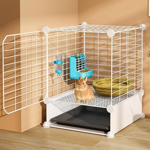 Kaninchenkäfig for den Innenbereich, großer Katzenkäfig, Katzengehege for den Innenbereich, DIY-Katzenlaufstall, abnehmbarer Metallzwinger for ausgewachsene Ratten/Kaninchen/Frettchen/Chinchillas/Katz Kaninchenkäfig for den Innenbereich, großer Katzenkäfig, Katzengehege for den Innenbereich, DIY-Katzenlaufstall, abnehmbarer Metallzwinger for ausgewachsene Ratten/Kaninchen/Frettchen/Chinchillas/Katz von OLDMFZP