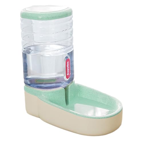Automatischer Haustiertränker, automatischer Wasserspender, Nass- und Trockentrennung, geeignet für Kätzchen und Welpen, 3,8 l, Grün Automatischer Haustiertränker, automatischer Wasserspender, Nass- und Trockentrennung, geeignet für Kätzchen und Welpen, 3,8 l, Grün von OLEOJH