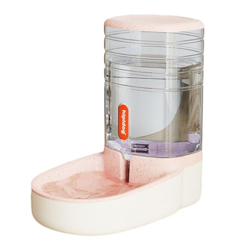 Automatischer Haustiertränker, automatischer Wasserspender, Nass- und Trockentrennung, geeignet für Kätzchen und Welpen, 3,8 l, Rosa Automatischer Haustiertränker, automatischer Wasserspender, Nass- und Trockentrennung, geeignet für Kätzchen und Welpen, 3,8 l, Rosa von OLEOJH