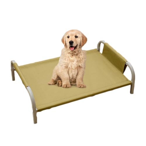 Erhöhtes Hundebett, kühles und bequemes erhöhtes Haustierbett, feuchtigkeitsbeständig und atmungsaktiv, geeignet für Haustierbetten im Innen- und Außenbereich, geeignet für mittelgroße und große von OLEOJH