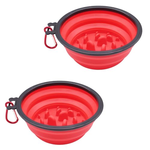 Faltbarer Wassernapf für Hunde, tragbarer Futternapf für Spaziergänge und Camping, Reise-Wasserflasche für Hunde, Rot, 350 ml Faltbarer Wassernapf für Hunde, tragbarer Futternapf für Spaziergänge und Camping, Reise-Wasserflasche für Hunde, Rot, 350 ml von OLEOJH
