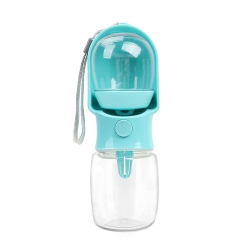 Hunde-Wasserflasche, tragbar für Haustierreisen, Wasserspender für kleine Hunde, Spaziergänge im Freien, für Katzen und Hunde, Blau, klein Hunde-Wasserflasche, tragbar für Haustierreisen, Wasserspender für kleine Hunde, Spaziergänge im Freien, für Katzen und Hunde, Blau, klein von OLEOJH