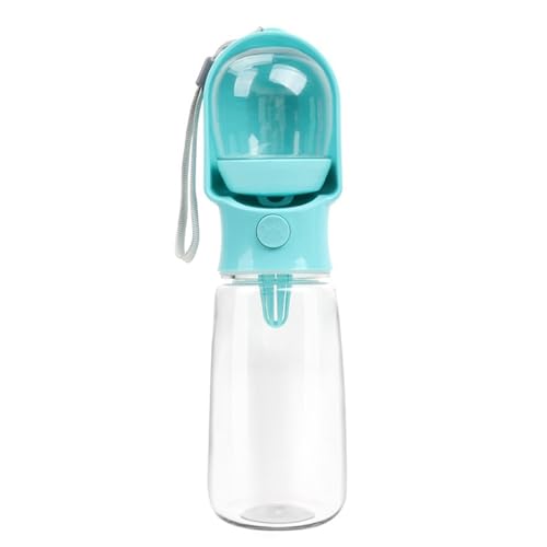 Hunde-Wasserflasche, tragbar für Haustierreisen, Wasserspender für kleine Hunde, Spaziergänge im Freien, für Katzen und Hunde, blau, groß Hunde-Wasserflasche, tragbar für Haustierreisen, Wasserspender für kleine Hunde, Spaziergänge im Freien, für Katzen und Hunde, blau, groß von OLEOJH