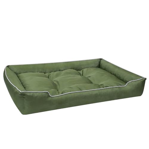 Hundebett, wasserdichtes Oxford-Tuch, flauschiges und weiches Haustierbett, waschbar, geeignet für alle Hunderassen, Grün, Größe S 40 x 30 cm Hundebett, wasserdichtes Oxford-Tuch, flauschiges und weiches Haustierbett, waschbar, geeignet für alle Hunderassen, Grün, Größe S 40 x 30 cm von OLEOJH