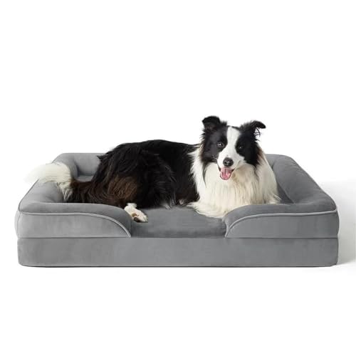 OLEOJH Großes Hundebett, Haustiersofa, super weich und bequem, wasserdicht, abnehmbar und waschbar, mit rutschfester Unterseite, geeignet für alle Körpertypen, 70 x 60 x 18 cm OLEOJH Großes Hundebett, Haustiersofa, super weich und bequem, wasserdicht, abnehmbar und waschbar, mit rutschfester Unterseite, geeignet für alle Körpertypen, 70 x 60 x 18 cm von OLEOJH