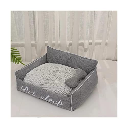Flauschige Abnehmbares Haustierbett für alle Jahreszeiten, universell, warm, Hundebett, Schlafsack, Kissen, Zelt, bissfest, Haustierbett, Katzen, kleine Hunde, Katzen Waschbar Flauschige Abnehmbares Haustierbett für alle Jahreszeiten, universell, warm, Hundebett, Schlafsack, Kissen, Zelt, bissfest, Haustierbett, Katzen, kleine Hunde, Katzen Waschbar von OLOTU