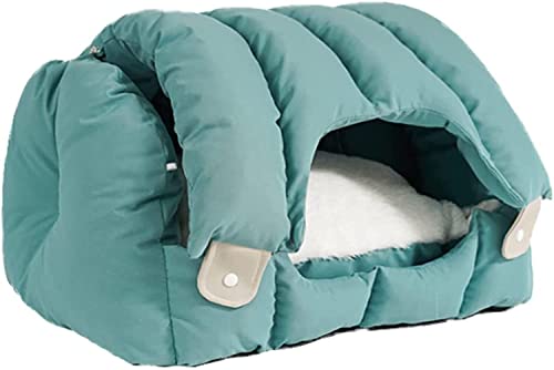 Flauschige Multifunktionales Haustierbett All Seasons Premium Arch Kleines Hundebett Beständig gegen Kratzen und Beißen Bissfeste Katzenbetthöhle Waschbar von OLOTU