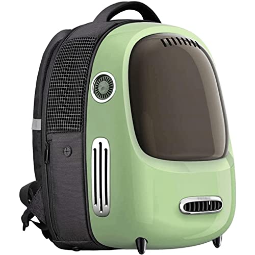 OLOTU Tragbarer belüfteter Katzenrucksack, Katzentragetasche mit eingebautem Lüfterlicht, Haustiertragetasche für Katzen, Hunde und Kleintiere OLOTU Tragbarer belüfteter Katzenrucksack, Katzentragetasche mit eingebautem Lüfterlicht, Haustiertragetasche für Katzen, Hunde und Kleintiere von OLOTU