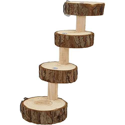 Vogelhaus Kreative Holzleiter, Vintage-Vogelkäfig, Vogelzahnpflege-Backenspielzeug, Holz-Kauspielzeug für kleine Vögel, braun Heimtiercenter Vogelhaus Kreative Holzleiter, Vintage-Vogelkäfig, Vogelzahnpflege-Backenspielzeug, Holz-Kauspielzeug für kleine Vögel, braun Heimtiercenter von OLOTU
