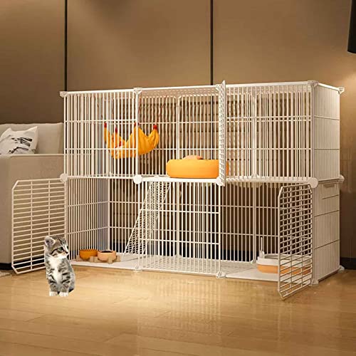 OLSKFUH Katzenkäfige Indoor Große Abnehmbarer Extra Großer Katzenlaufstall Kätzchengehege Metall Katzenhaus Katzenzucht Abnehmbar Nachrüstbar Mehrfach Schwarz/Weiß OLSKFUH Katzenkäfige Indoor Große Abnehmbarer Extra Großer Katzenlaufstall Kätzchengehege Metall Katzenhaus Katzenzucht Abnehmbar Nachrüstbar Mehrfach Schwarz/Weiß von OLSKFUH