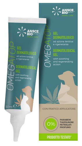 OMEGATOP Dermatologisches Gel für Hunde & Katzen | Lindert Juckreiz, regeneriert & schützt die Haut | Mit Hanföl, Ceramiden & Hyaluronsäure | Für empfindliche Haut, Trockenheit & Dermatitis OMEGATOP Dermatologisches Gel für Hunde & Katzen | Lindert Juckreiz, regeneriert & schützt die Haut | Mit Hanföl, Ceramiden & Hyaluronsäure | Für empfindliche Haut, Trockenheit & Dermatitis von OMEGATOP