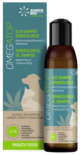 OMEGATOP Tiershampoo für Hunde & Katzen | Sanftes Hundeshampoo mit Hanföl & Ceramiden | Hundeshampoo gegen Juckreiz & Hautreizungen | Welpen Shampoo & Kitten Shampoo | Fellpflege für Hunde & Katzen OMEGATOP Tiershampoo für Hunde & Katzen | Sanftes Hundeshampoo mit Hanföl & Ceramiden | Hundeshampoo gegen Juckreiz & Hautreizungen | Welpen Shampoo & Kitten Shampoo | Fellpflege für Hunde & Katzen von OMEGATOP