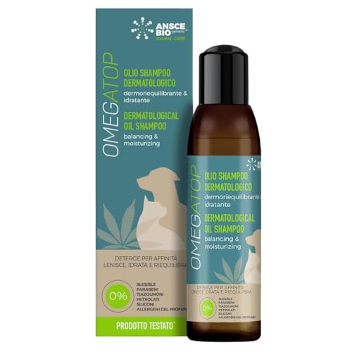 OMEGATOP Tiershampoo für Hunde & Katzen | Sanftes Hundeshampoo mit Hanföl & Ceramiden | Hundeshampoo gegen Juckreiz & Hautreizungen | Welpen Shampoo & Kitten Shampoo | Fellpflege für Hunde & Katzen OMEGATOP Tiershampoo für Hunde & Katzen | Sanftes Hundeshampoo mit Hanföl & Ceramiden | Hundeshampoo gegen Juckreiz & Hautreizungen | Welpen Shampoo & Kitten Shampoo | Fellpflege für Hunde & Katzen von OMEGATOP