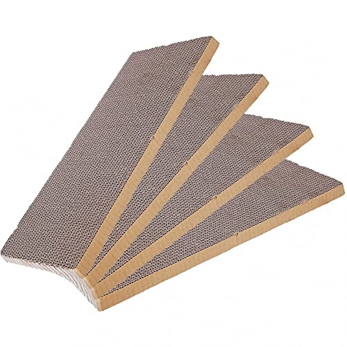 OMEM 4 Set aus katzenkratzbrett, doppelseitiges Wellpapier, kein Geruch, kann nach Belieben geschnitten Werden, Bauen Sie die gewünschte Crawling Channel OMEM 4 Set aus katzenkratzbrett, doppelseitiges Wellpapier, kein Geruch, kann nach Belieben geschnitten Werden, Bauen Sie die gewünschte Crawling Channel von OMEM