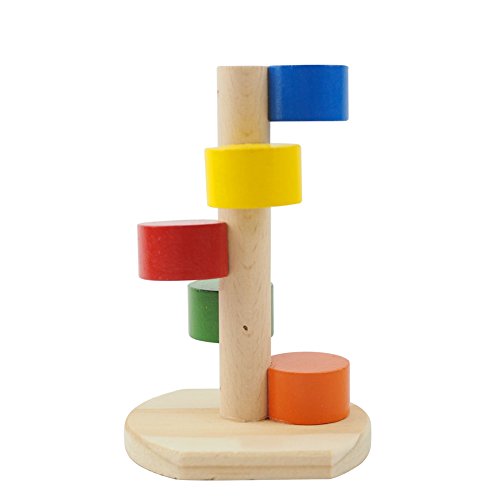 OMEM Hamster-Leiter-Spielzeug, Haustier-Holzspielzeug, Haustier-Hamster-Spielzeug OMEM Hamster-Leiter-Spielzeug, Haustier-Holzspielzeug, Haustier-Hamster-Spielzeug von OMEM