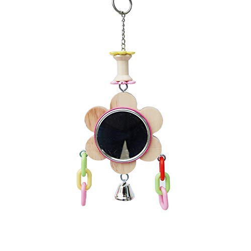 OMEM Insight Vogelspielzeug, Pflaumen-Form, mit Glockenschnur, mehrfarbig von OMEM