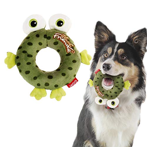 OMEM Plüsch-Spielzeug für kleine und mittelgroße Hunde mit Quietschelement von OMEM