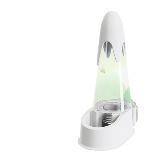 Papagei Wasserspender Automatischer Vogelkäfig Spender Auslaufsicher Langlebig Zubehör Flasche für Vögel Haustierbedarf (Weiß) von OMEM