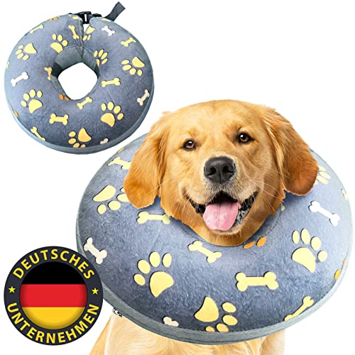 Halskrause für Hund und Katze aufblasbar Leckschutz Halskragen Hundekragen weich OP Kragen XL Halskrause für Hund und Katze aufblasbar Leckschutz Halskragen Hundekragen weich OP Kragen XL von OMH nutrition OH MY HEALTH