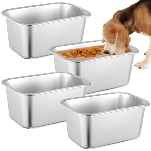 4 x große Hundenäpfe, 2,64 Gallonen Hundefutter, Wassernäpfe, Edelstahl, extra große Hundenäpfe, Metall, rostbeständig, große Kapazität für Haustiere und Hunde 4 x große Hundenäpfe, 2,64 Gallonen Hundefutter, Wassernäpfe, Edelstahl, extra große Hundenäpfe, Metall, rostbeständig, große Kapazität für Haustiere und Hunde von OMISTAR