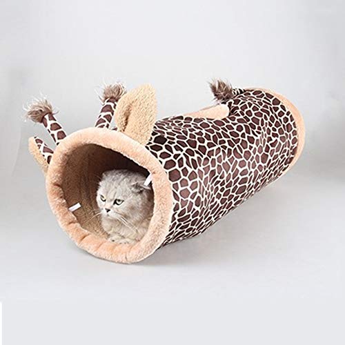 Katzentunnel Cat 3-Wege-Kat Tunnel Cat-Kanal Tierbedarf verdicken Cartoon-Tier Cat-Kanal für Kätzchen (Farbe : C, Size : 70 X D24CM) von ONDIAN