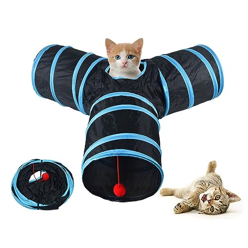 Katzentunnel Cat Tunnel Collapsible Tube Cat Tunnels for Indoor Cats für Kätzchen Katzentunnel Cat Tunnel Collapsible Tube Cat Tunnels for Indoor Cats für Kätzchen von ONDIAN