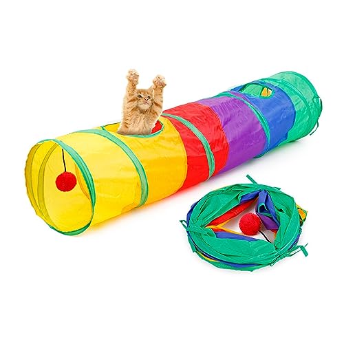 Katzentunnel Katzentunnel, Katzenröhren for Hauskatzen, zusammenklappbares Katzenspielspielzeug für Kätzchen Katzentunnel Katzentunnel, Katzenröhren for Hauskatzen, zusammenklappbares Katzenspielspielzeug für Kätzchen von ONDIAN