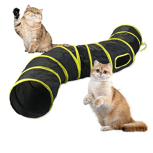 Katzentunnel Katzentunnel – zusammenklappbarer Hundetunnel, Röhre, Welpentunnel für Kätzchen von ONDIAN