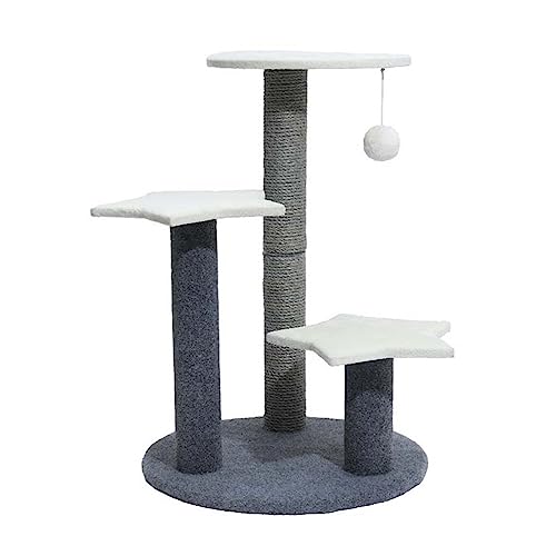 Katzenturm Cat Condo Tree Tower Kratzbäume Spielzeugball Kletterturm Kratzbäume von ONDIAN